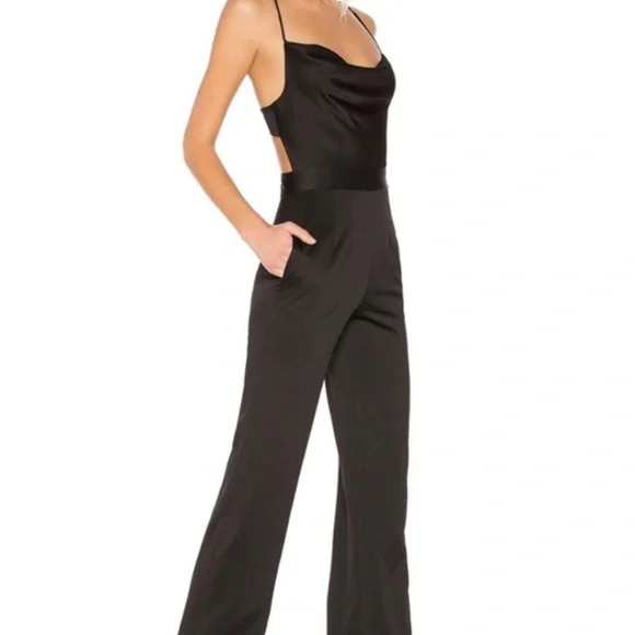 Revolve NBD Prosecco jumpsuit black - Picture 2 of 5